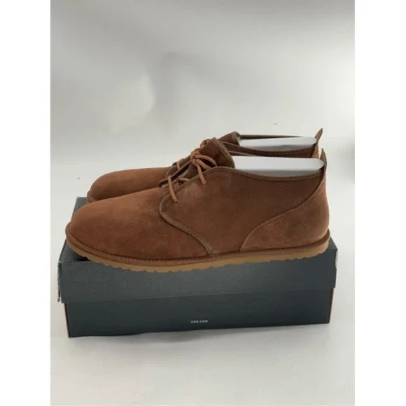 UGG Chukka Shoes Suede Leather Uggpure Lined Men Size 17 Brown New Men main image 3
